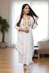 NSR 867 Pure Khadi Cottan With Embroidery Sequence Work Top With Pant Navratri Collection Best Wholesale Shop In Surat